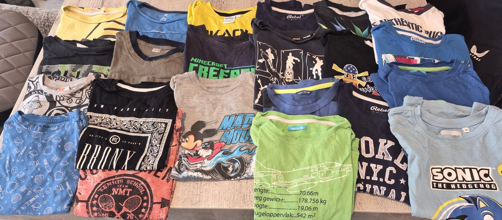 jongenskleding maat 122 128, Gebruikt, Shirt of Longsleeve, Jongen, Diverse merken