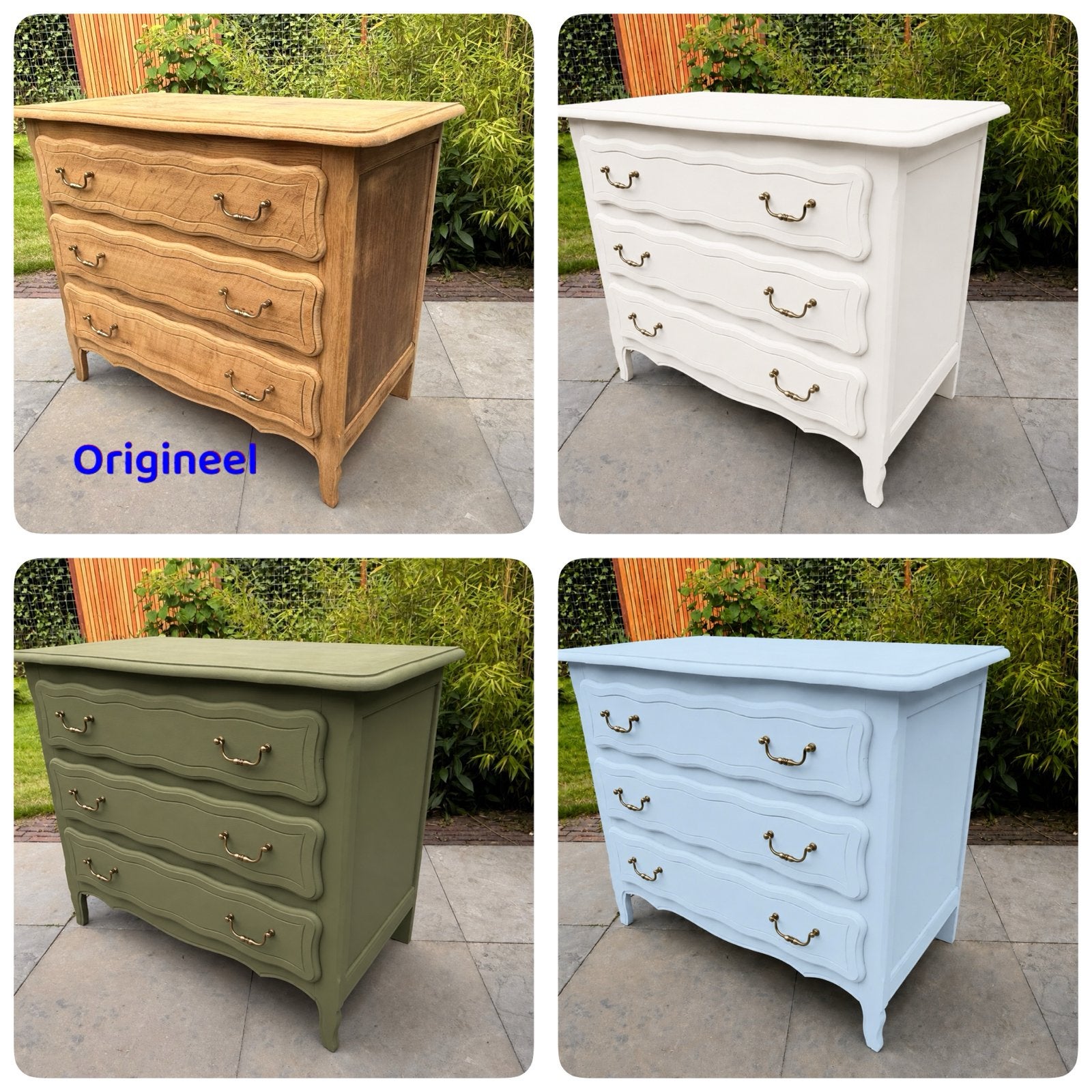 Vintage brocante ladekast - landelijke stijl, Ophalen