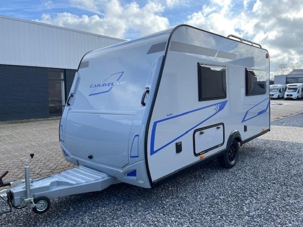 Caravelair Sport Line 420 Anniversary Line Voorjaarsaktie !, Caravans en Kamperen, Rondzit, Bedrijf, Tot en met 3, Schokbreker