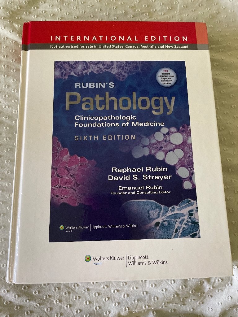 Rubin’s Pathology, Raphael Rubin, Ophalen of Verzenden, Beta, WO