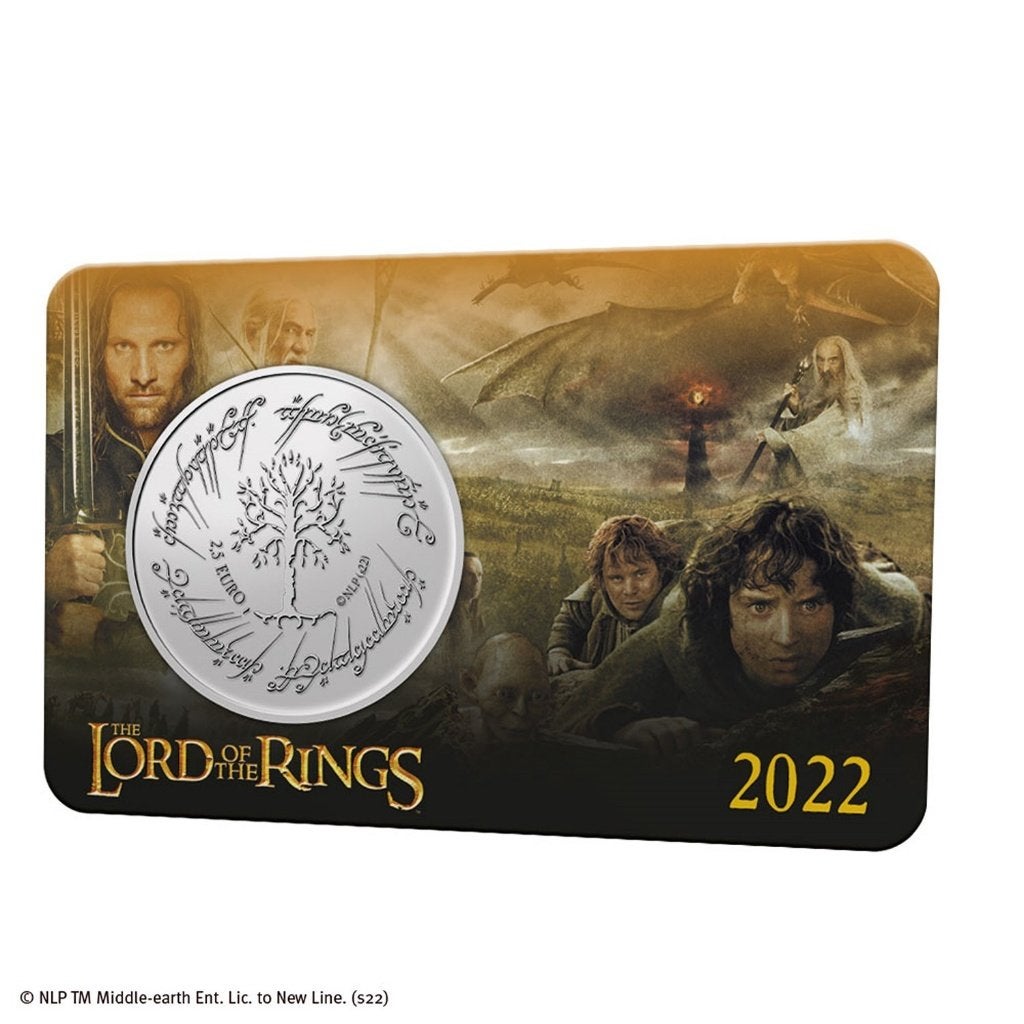 2022 Coincard Malta € 2,50 Lord of the Rings BU, Ophalen of Verzenden, Malta, Overige waardes