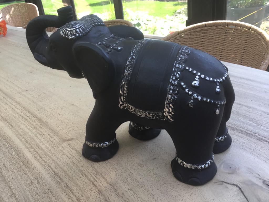 Olifant beeld, Ophalen, Gebruikt