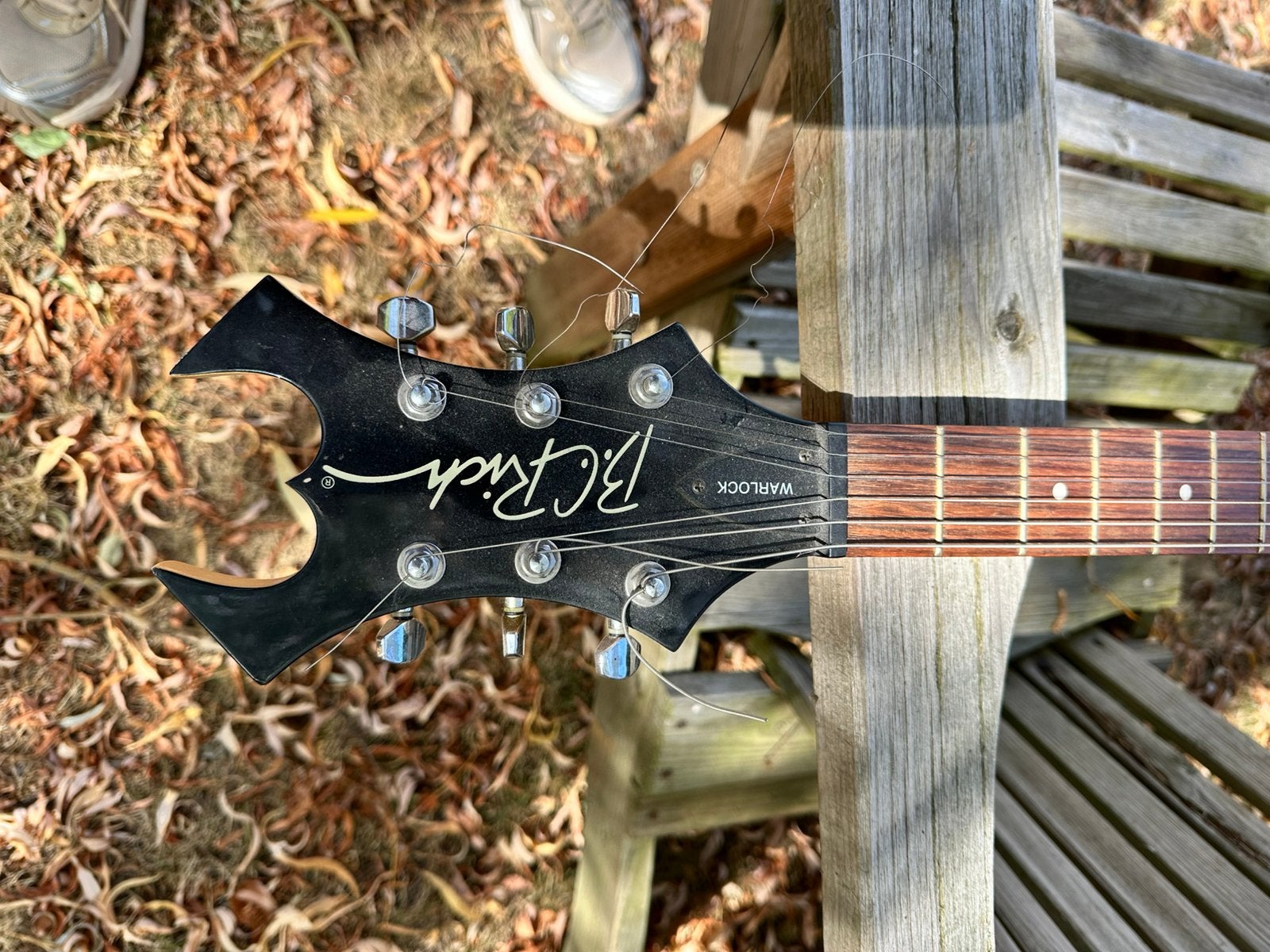 B.CRich elektrische hardrockgitaar, Muziek en Instrumenten, Snaarinstrumenten | Gitaren | Elektrisch, Ophalen of Verzenden, Gebruikt