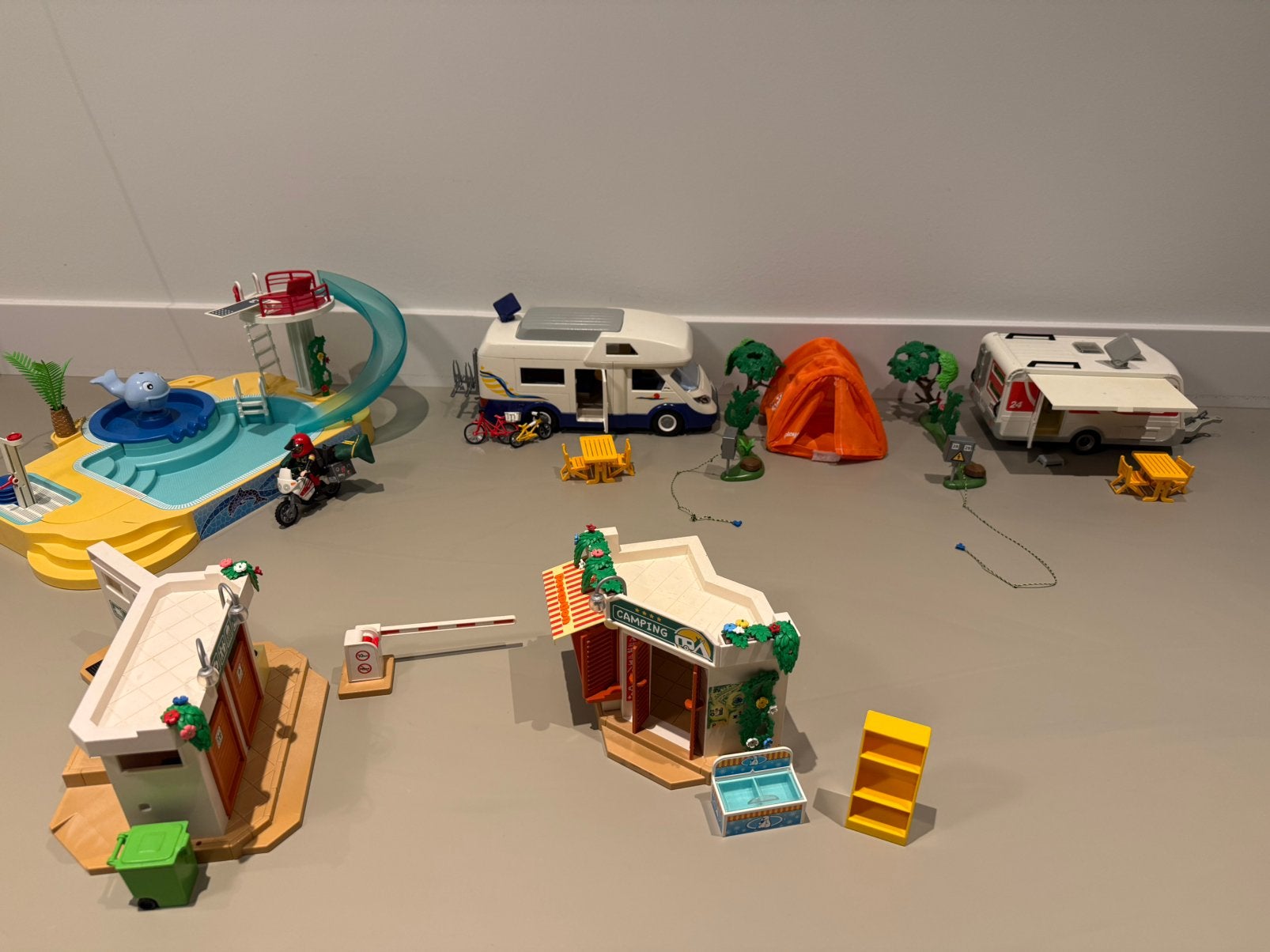 Playmobil uitgebreide Camping set, Ophalen of Verzenden, Gebruikt, Complete set