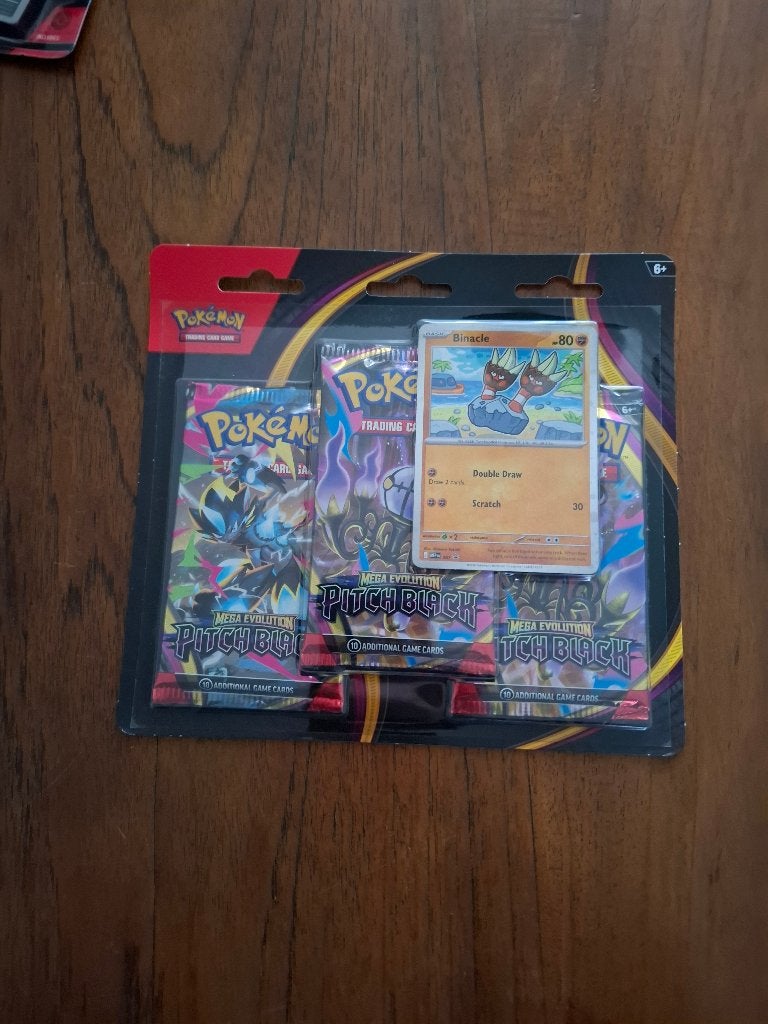 3 pack blister pitch black, Ophalen, Nieuw, Booster, Foil