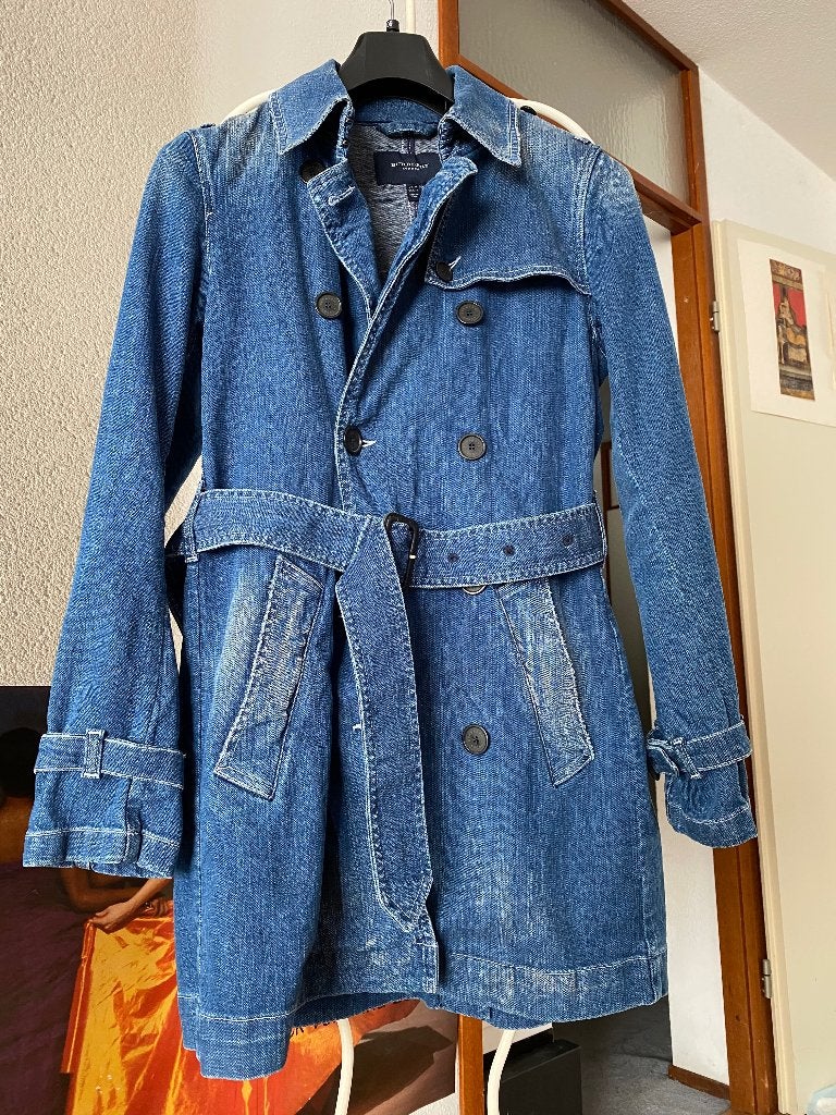 Burberry jasje trenchcoat maat M. Nieuw., Ophalen of Verzenden, Nieuw, Maat 38/40 (M), Blauw