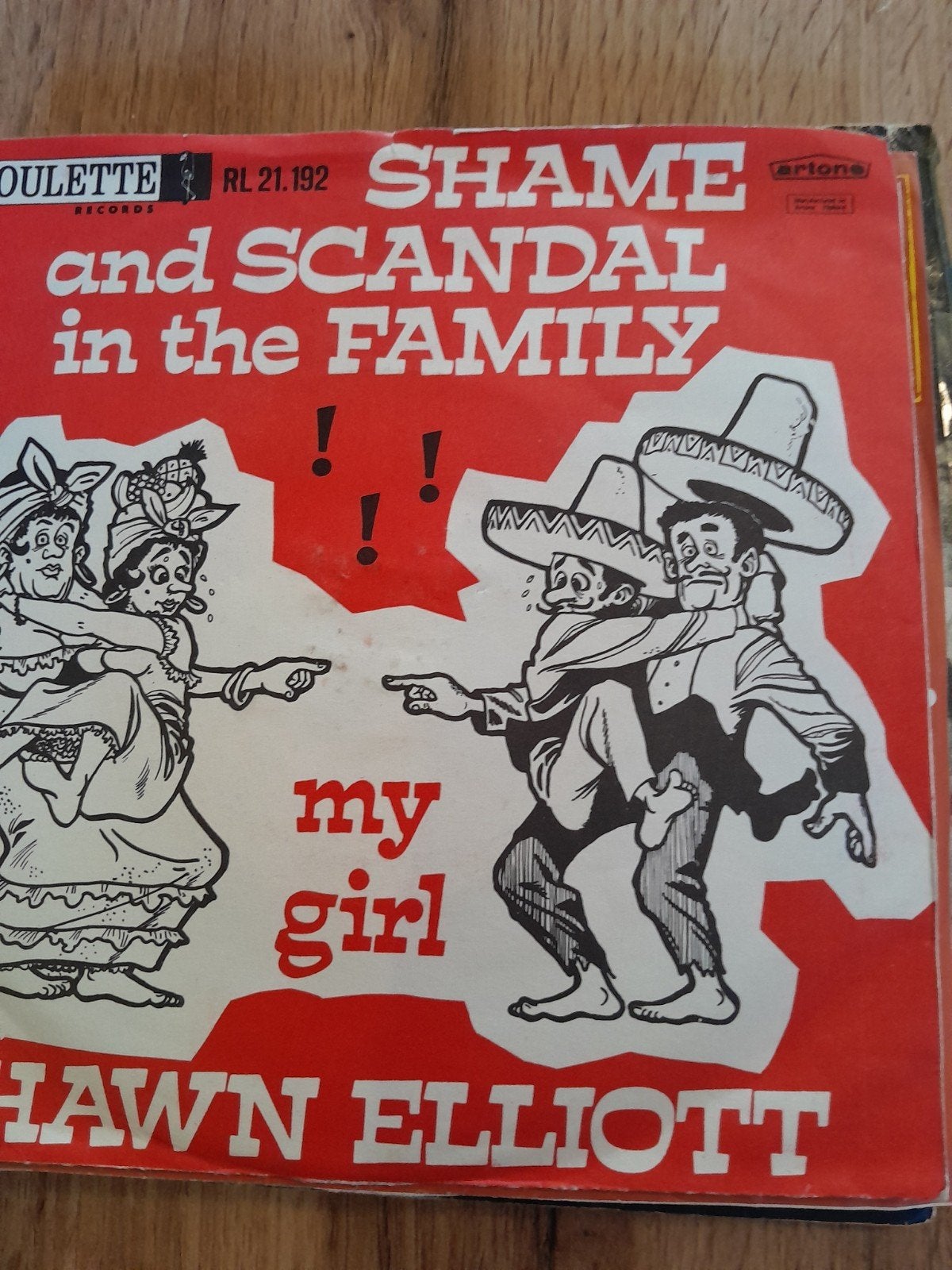 Shawn elliott 7inch shame and scandal in the family, Ophalen of Verzenden