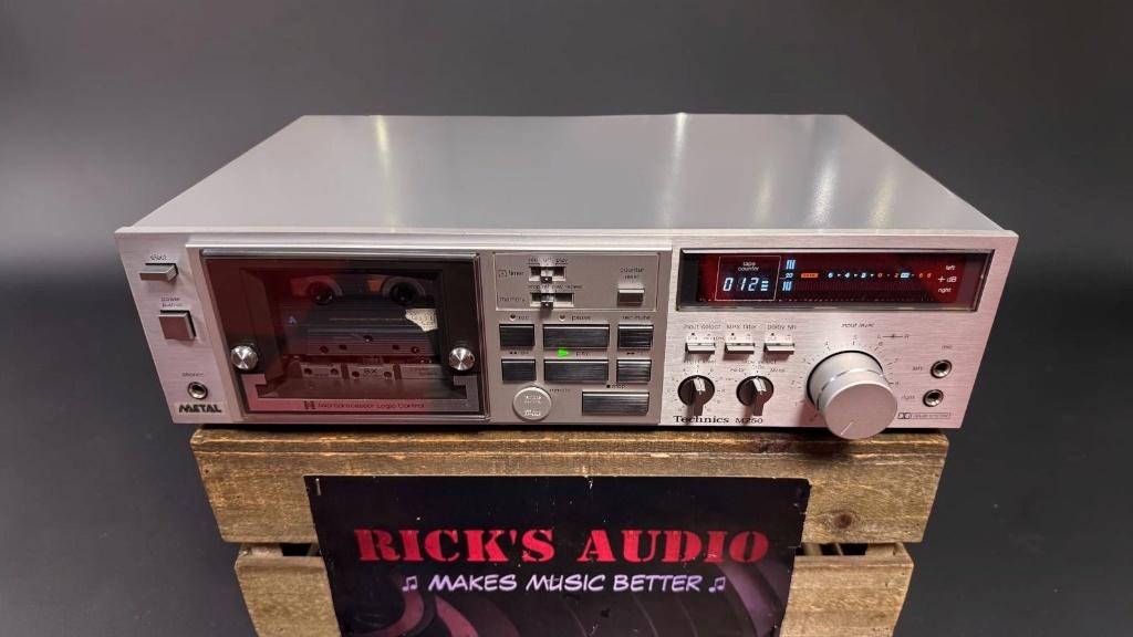 Technics M250 Cassettedeck  Ge-serviced MÉT GARANTIE, Overige merken, MADE IN JAPAN, Enkel, Ophalen of Verzenden