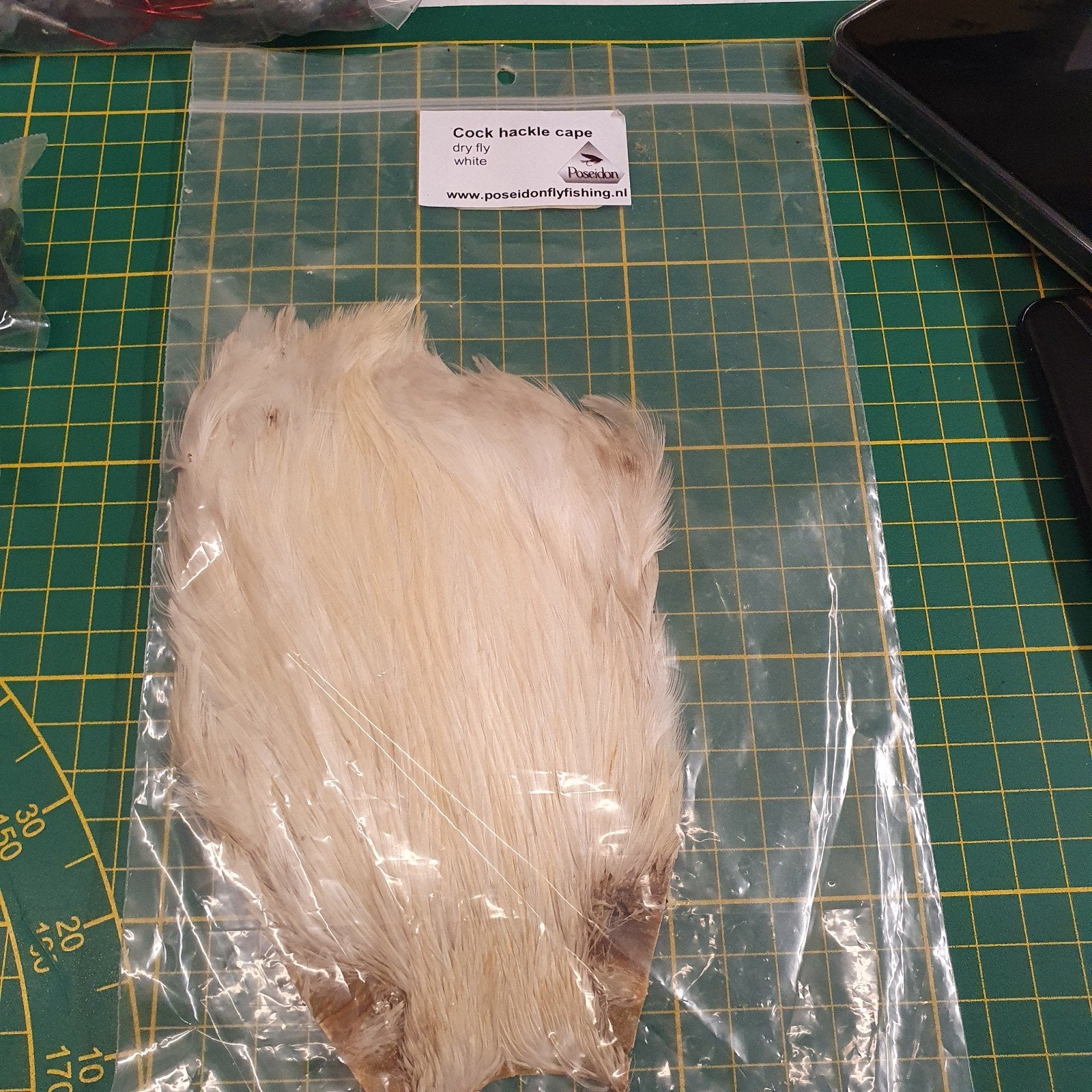 Cock hackle cape, Ophalen of Verzenden, Werphengel