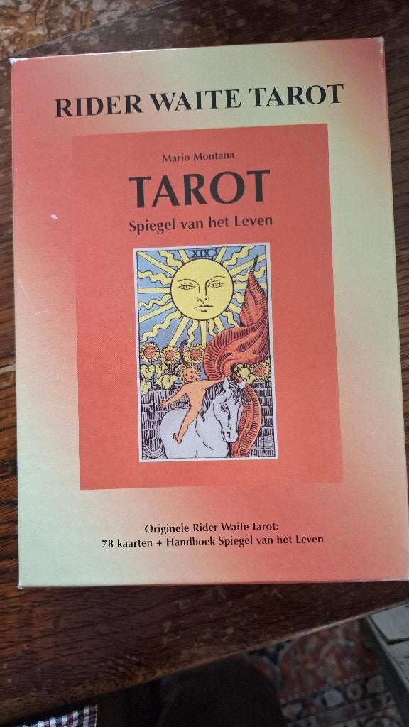Rider Waite Tarot spiegel van het leven, Ophalen of Verzenden, Zo goed als nieuw, Overige onderwerpen, Achtergrond en Informatie