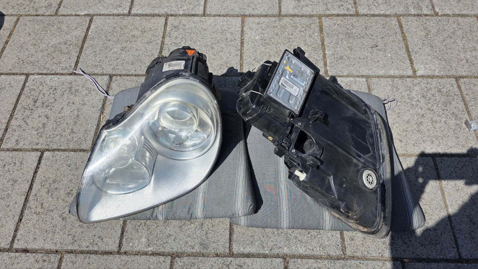 ORIGINELE VALEO PORSCHE XENON VOORLAMPEN 9PA (2003 - 2006), Auto-onderdelen, Ophalen of Verzenden, Gebruikt, Porsche