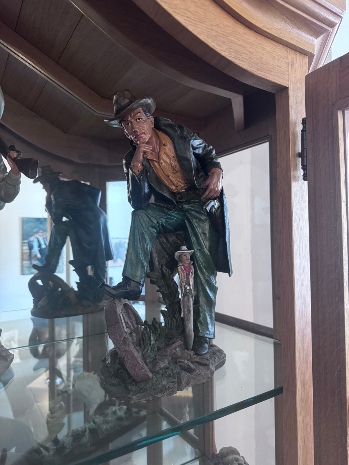 5 cowboy beelden, Verzamelen, Beelden en Beeldjes, Ophalen, Zo goed als nieuw