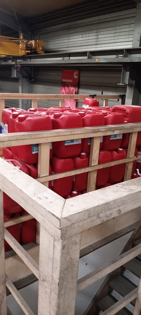 20 liter jerrycan, Ophalen, Gebruikt
