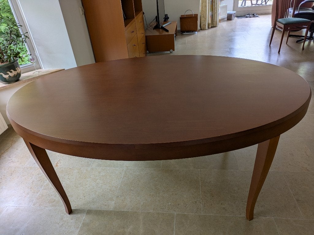 eettafel, Huis en Inrichting, Tafels | Eettafels, Ophalen, Gebruikt, 100 tot 150 cm, Vijf personen of meer