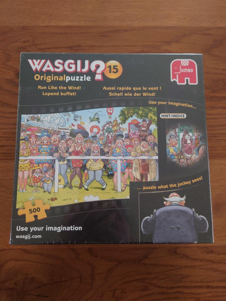 Wasgij puzzel 500 stukjes in plastic, Ophalen of Verzenden, 500 t/m 1500 stukjes, Nieuw