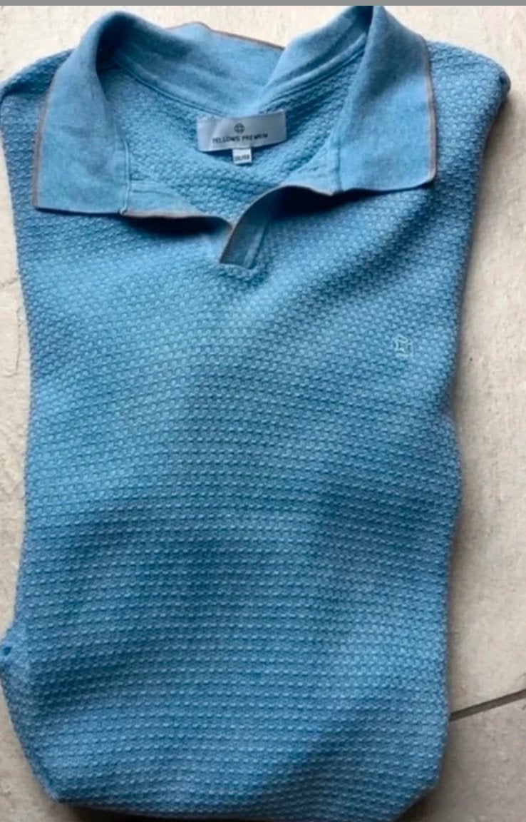 Fellows United polo maat 3 XL kleur blauw nieuw, Ophalen of Verzenden, Nieuw, Blauw, Shirt