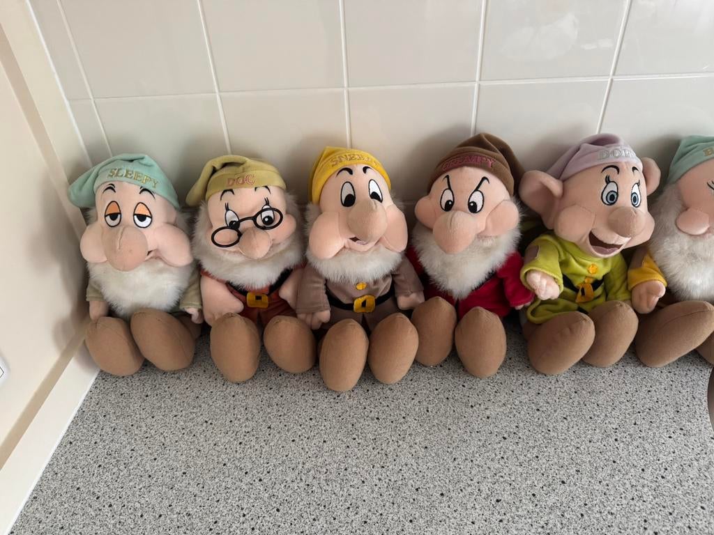 Dwergen Disney en Kabouter Plop, Ophalen, Gebruikt, Stoffen beer, Overige merken