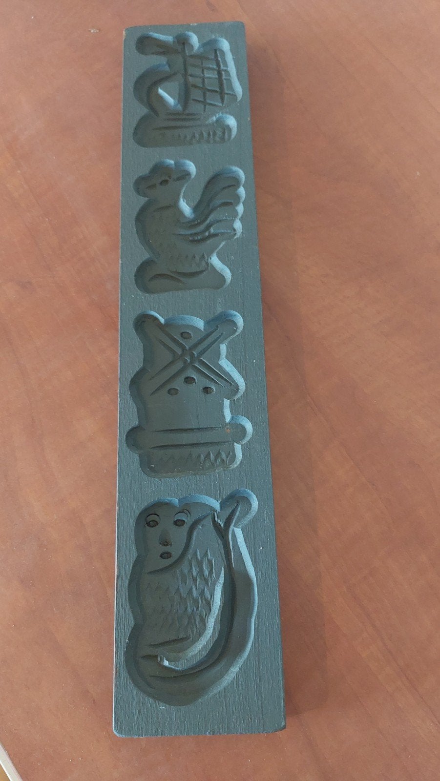 Grijze Speculaasplank met Diverse Figuren, Ophalen of Verzenden