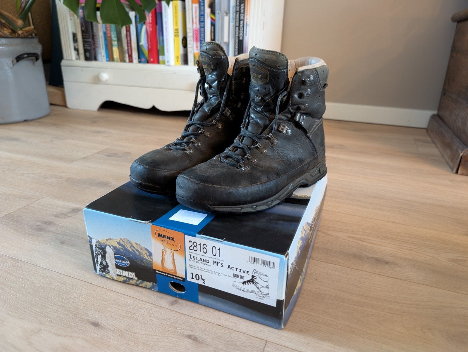 Meindl Island MFS Active B/C wandelschoenen - Maat 45, Ophalen of Verzenden, Gebruikt, Schoenen