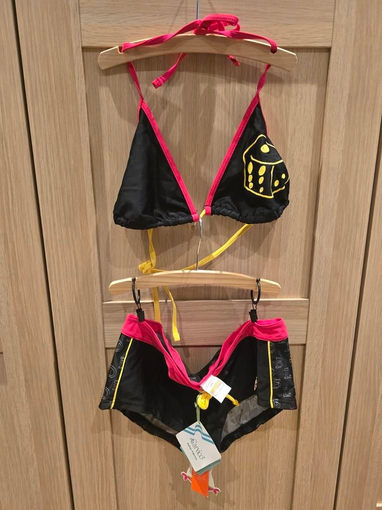 Blond Amsterdam Bikini met dobbelsteen print EUR 38, Ophalen of Verzenden, Nieuw, Zwart, Bikini
