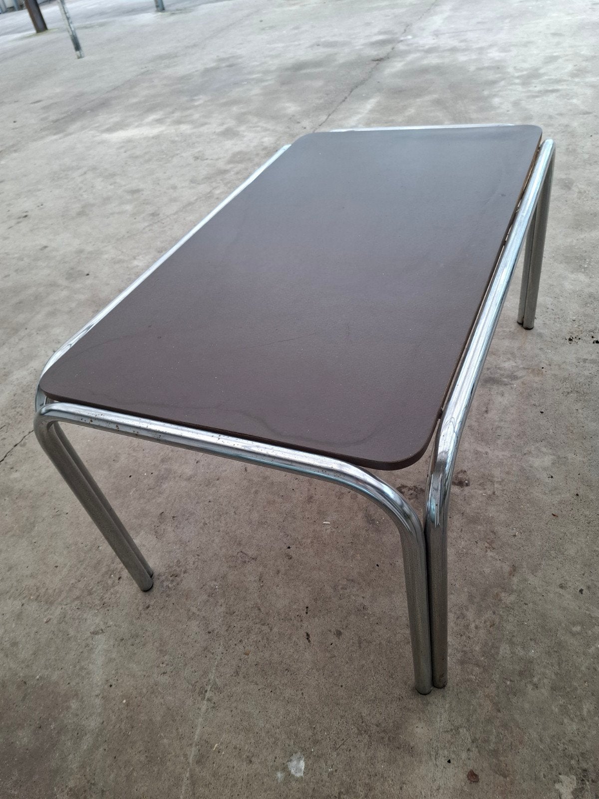 Bauhaus stijl tafel, Ophalen, Gebruikt, Overige houtsoorten, Bauhaus