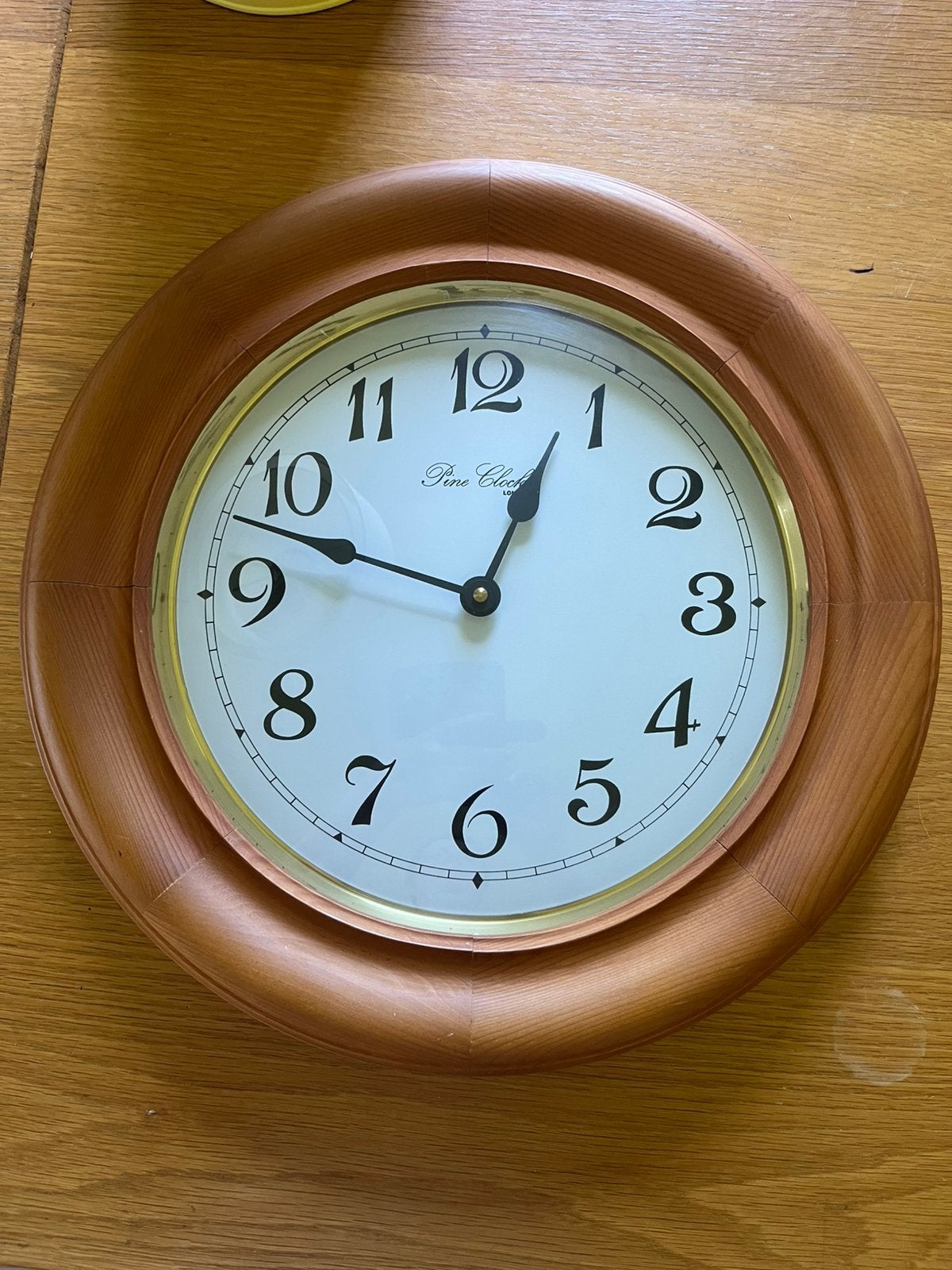 Pine Clocks London wandklok, Ophalen, Gebruikt, Analoog, Wandklok