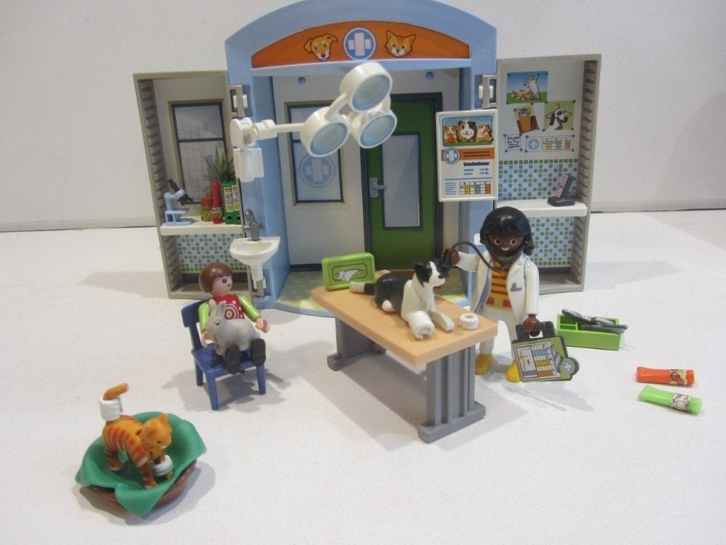 Playmobil Speelbox Dierenarts – 70309, Ophalen of Verzenden, Gebruikt, Complete set