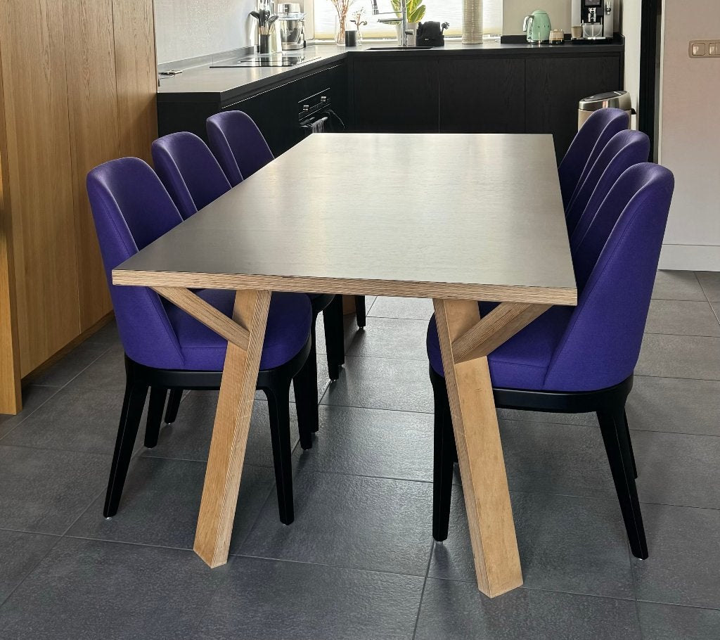 Arp Twiglegs eettafel, Ophalen, Gebruikt, 200 cm of meer, 50 tot 100 cm