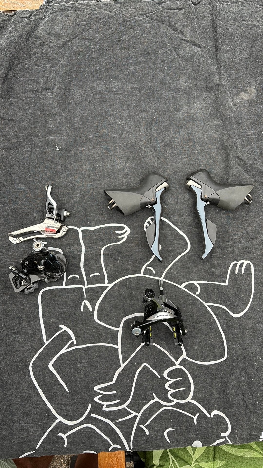 Shimano Dura Ace 9000 Shifters, Derailleurs & Rem voorzijde, Ophalen of Verzenden, Zo goed als nieuw