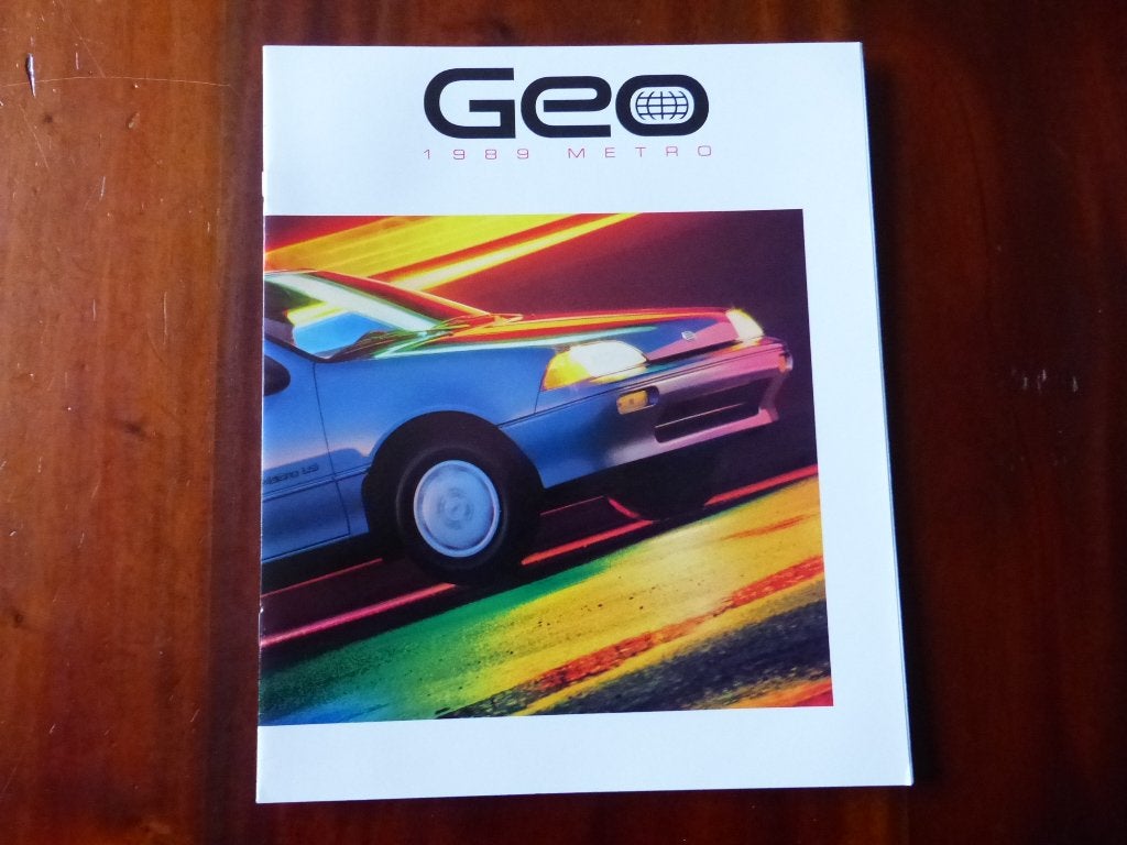 Geo Metro 1989 brochure USA    Suzuki, Verzenden, Zo goed als nieuw, Overige merken