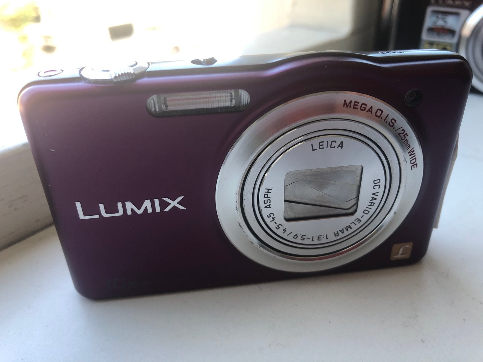 Panasonic Lumix DMC-SZ1 Compactcamera Paars, Gebruikt, Panasonic, Beeldstabilisatie, Ophalen of Verzenden