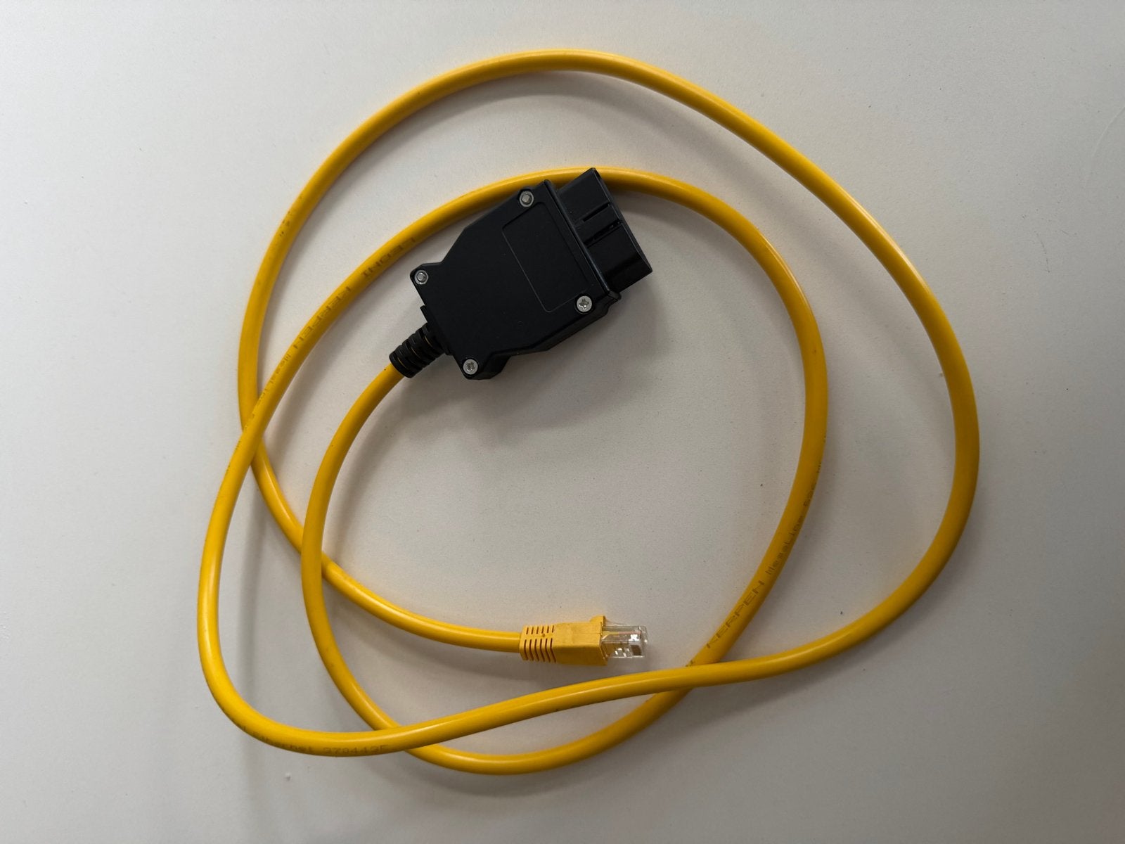 OBD2 naar RJ45 Ethernet Kabel - Diagnosekabel, Auto-onderdelen, Ophalen of Verzenden, Gebruikt, Universele onderdelen