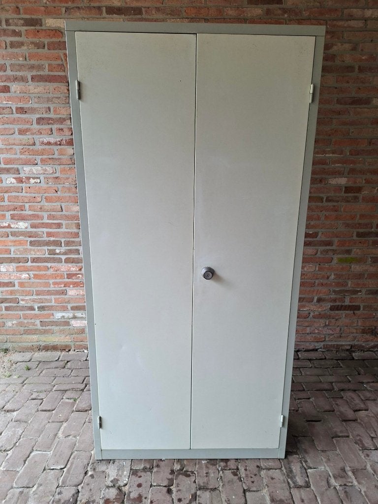 Goede metalen archiefkast, voorraadkast, magazijnkast!, Ophalen, Gebruikt, 50 tot 100 cm, 150 tot 200 cm
