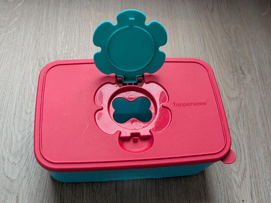Tupperware billendoekjes doos, Kinderen en Baby's, Badjes en Verzorging, Ophalen of Verzenden, Gebruikt, Overige typen