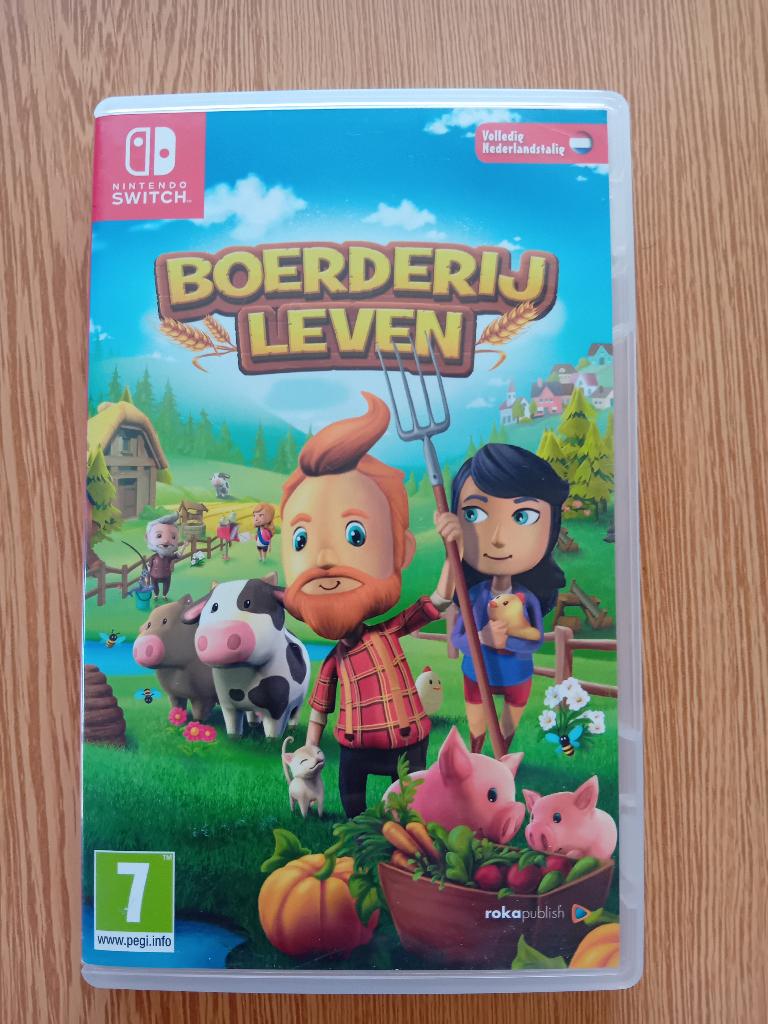 Nintendo Switch Boerderij Leven, Overige genres, 2 spelers, Ophalen of Verzenden, Zo goed als nieuw