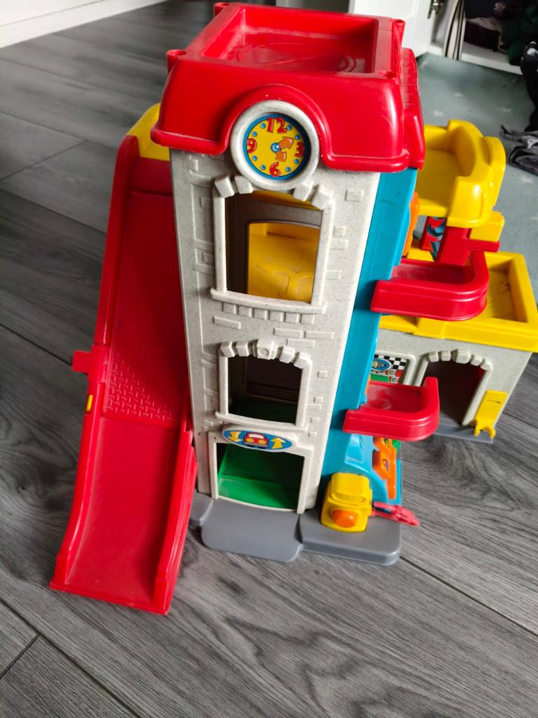 Fisher-Price Little People Garage Speelset, Ophalen of Verzenden, Gebruikt, Speelset
