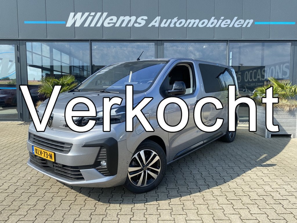Peugeot e-Traveller Long 50 kWh 8 Persoons Stoelverwarming,, Auto's, Peugeot, Gebruikt, Overige carrosserieën, Met garantie (alle)