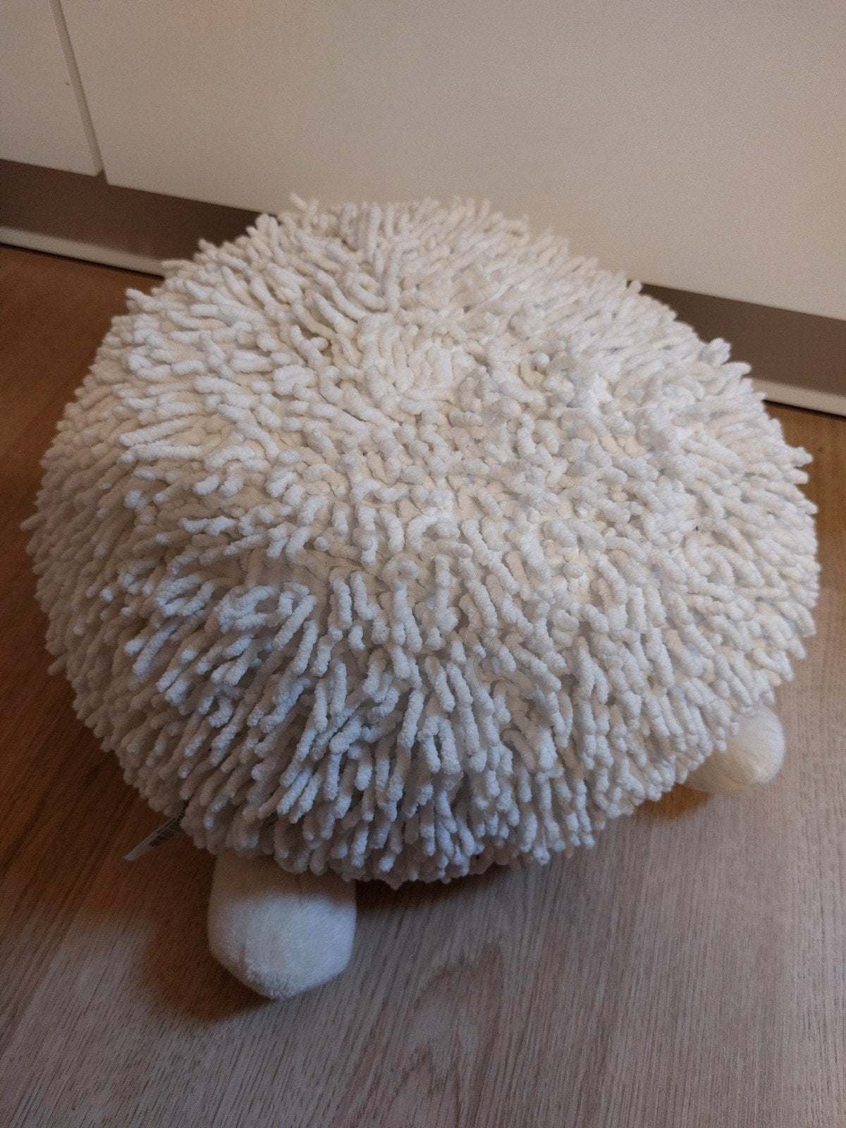 Texel schaap kussen knuffel met slierten 34 cm, Ophalen of Verzenden