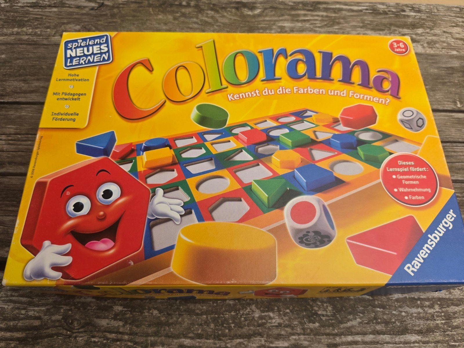 Ravensburger Colorama: Leer kleuren en vormen, Een of twee spelers, Ophalen of Verzenden, Zo goed als nieuw, Ravensburger