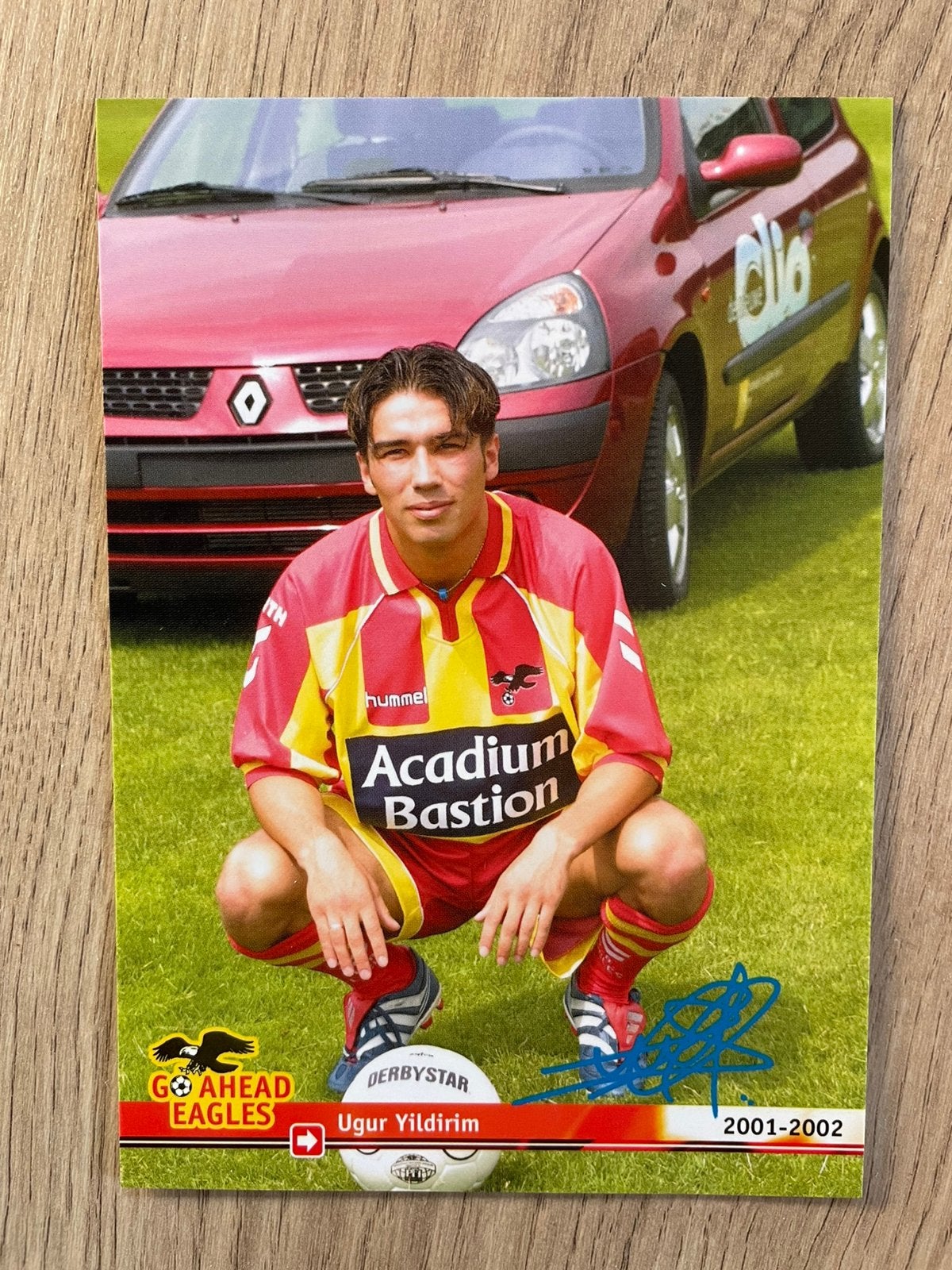 Fotokaart Yildirim (Go Ahead Eagles) ., Verzamelen, Ophalen of Verzenden, Nieuw, Overige binnenlandse clubs, Spelerskaart