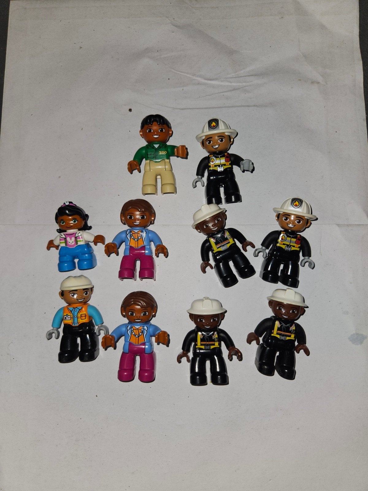 Duplo getinte donkere poppetjes, Ophalen of Verzenden, Duplo