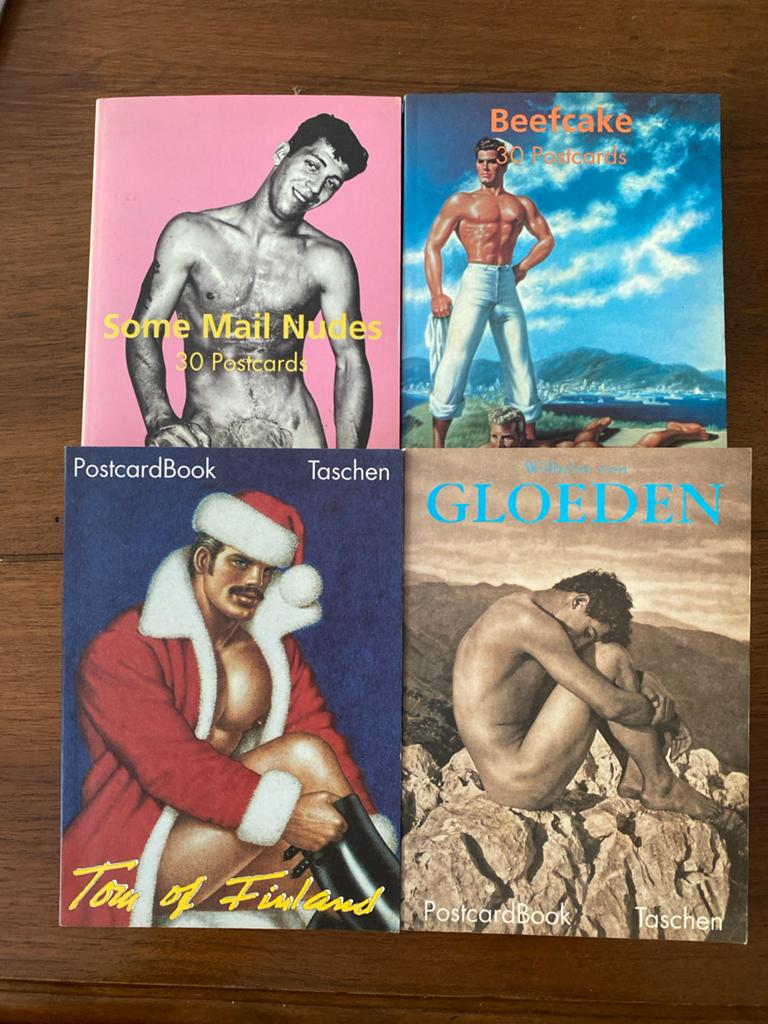Set van 4 Taschen PostcardBooks: Tom of Finland, Beefcake, G, Ophalen of Verzenden, Zo goed als nieuw