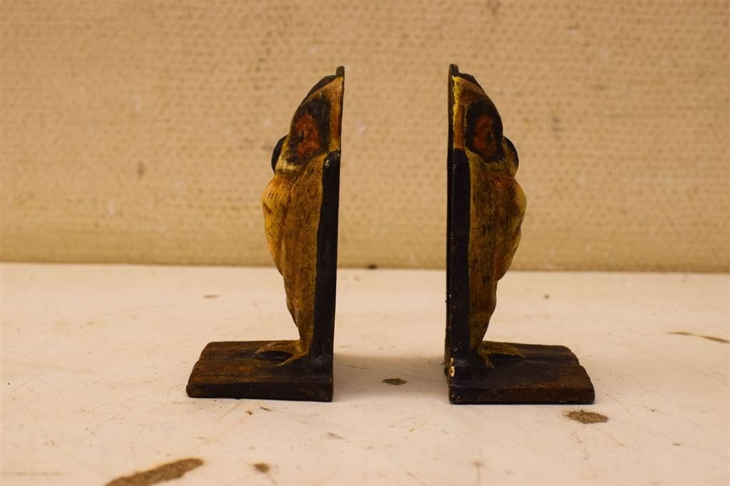 2 stuks Gietijzeren boekensteunen 51205, Ophalen of Verzenden, Gebruikt, Dier