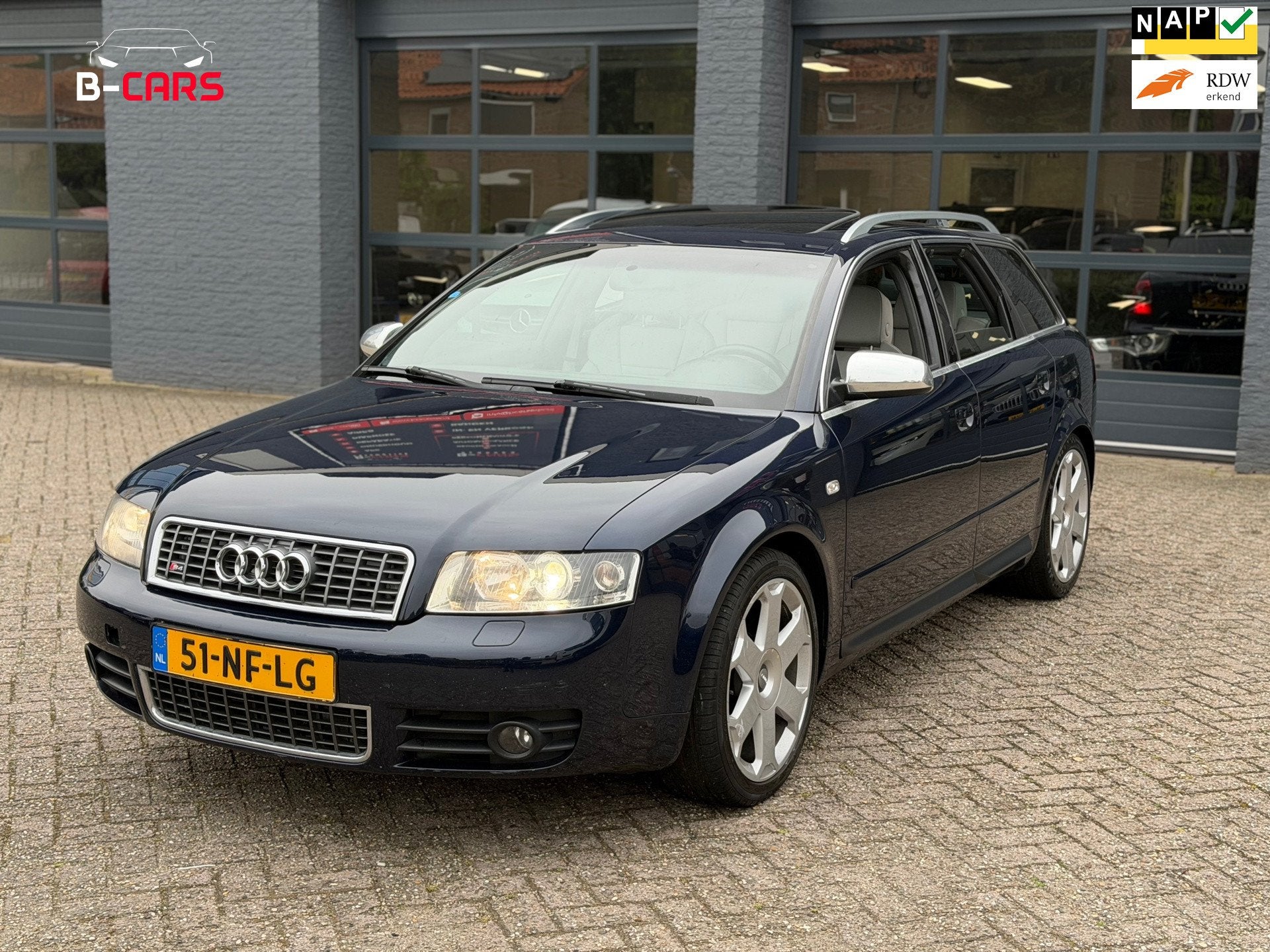 Audi A4 Avant 4.2 V8 quattro S4 Pro Line Nap|Bose|Leer|Xenon, Auto's, Audi, Gebruikt, Blauw, Origineel Nederlands, Handgeschakeld