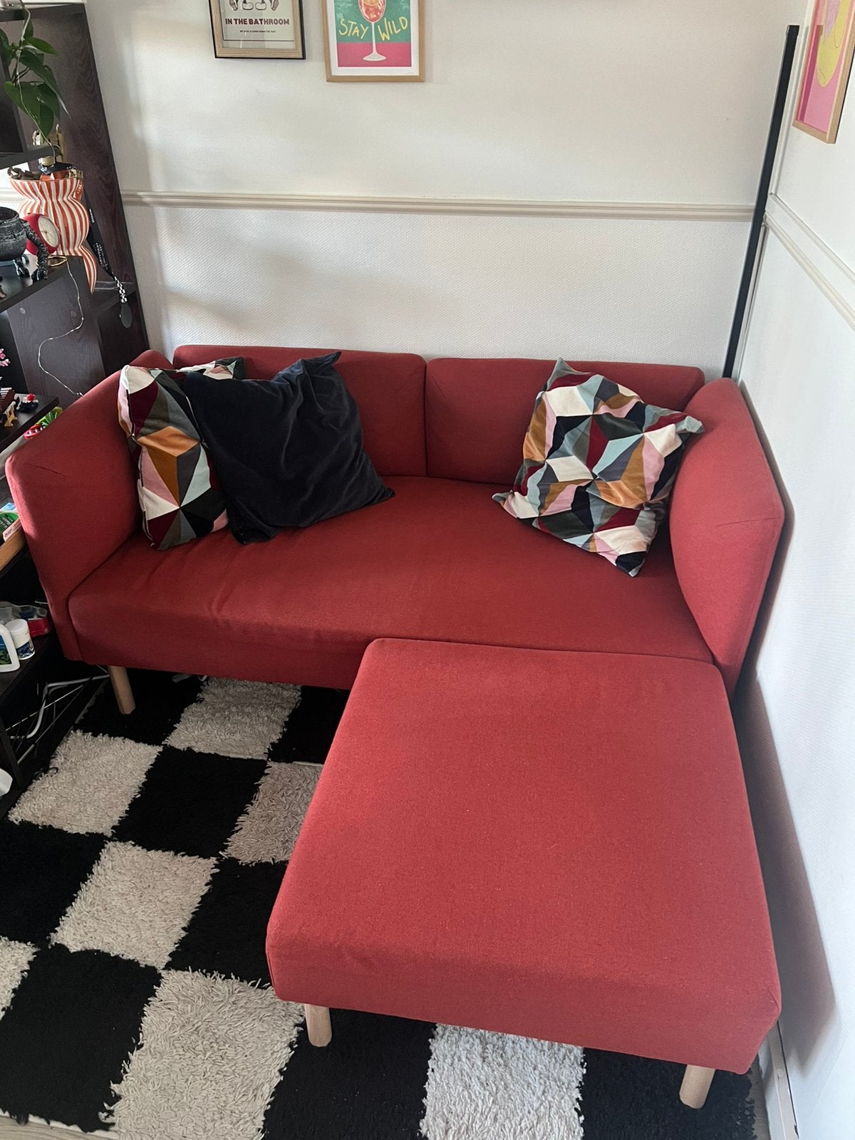 IKEA LILLEHEM bank, Ophalen, Zo goed als nieuw, Eenpersoons, 150 tot 200 cm