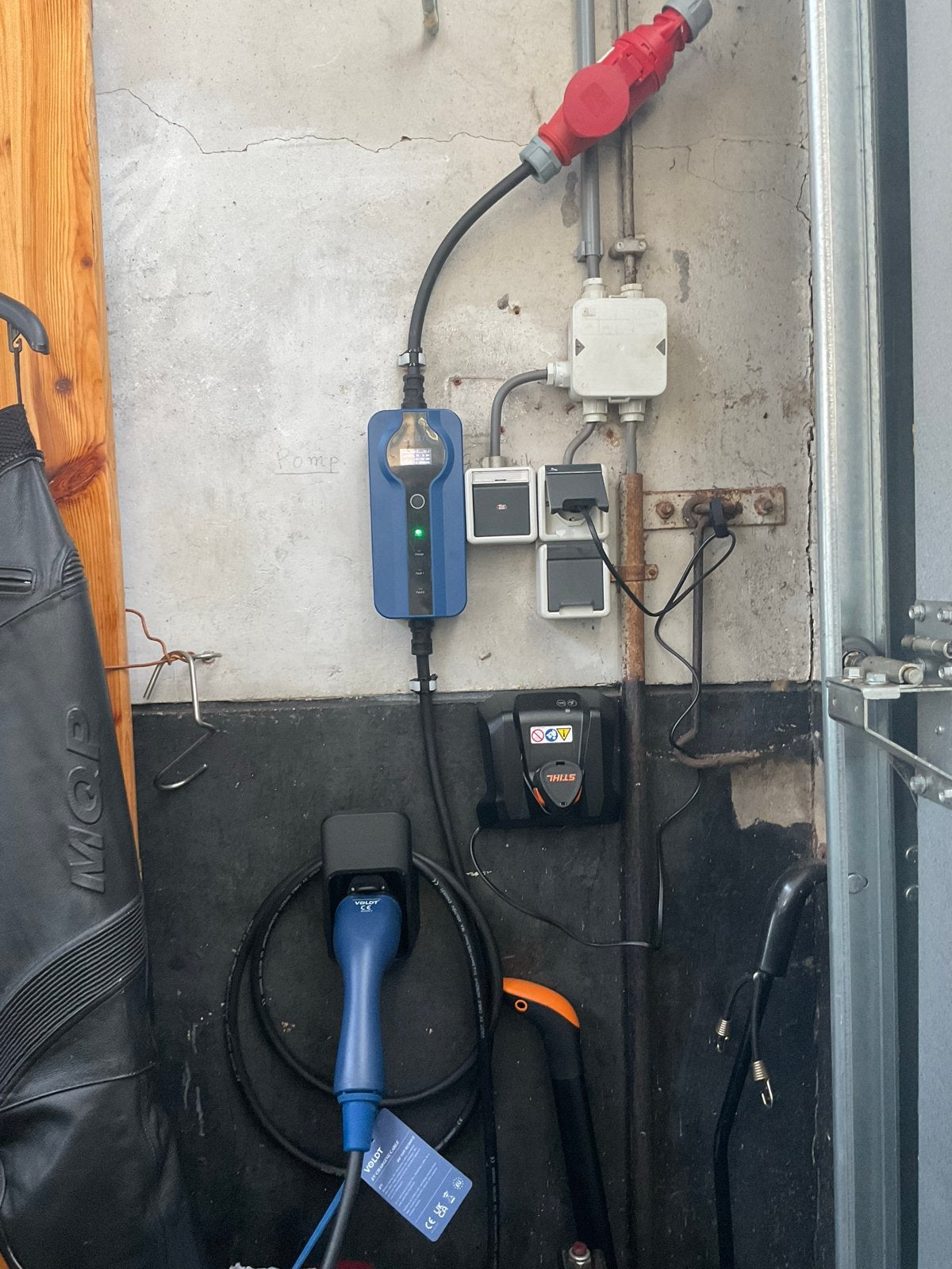 VOLDT Laadkabel Type 2 - 16A- 3-fase - 11kW met CEE stekker, Auto-onderdelen, Ophalen, Gebruikt, Universele onderdelen