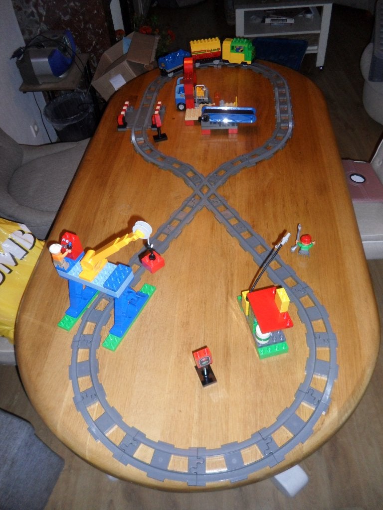De luxe treinset, Compleet, Ophalen of Verzenden, Zo goed als nieuw, Duplo