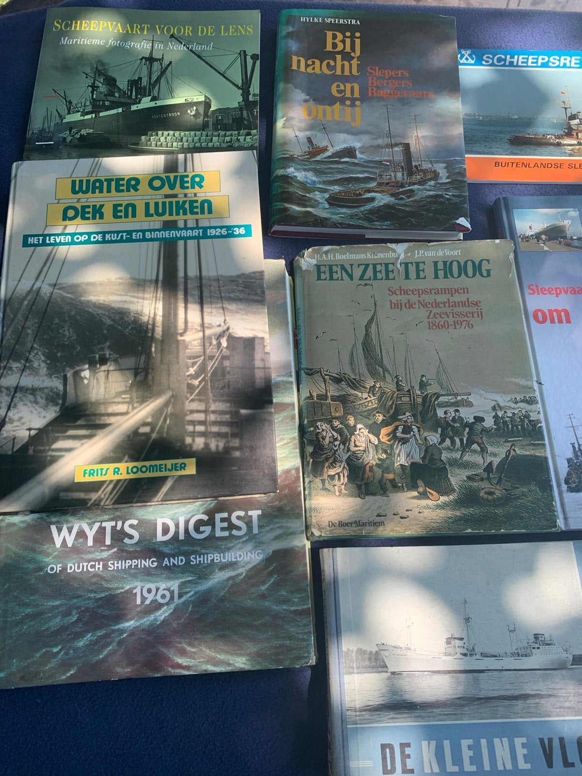 Collectie maritieme boeken scheepvaart, koopvaardij/berging, Ophalen of Verzenden, Gelezen, Overige vervoermiddelen