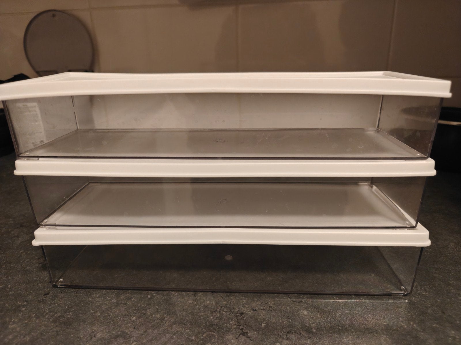 2 storage boxes (new), Ophalen of Verzenden, Zo goed als nieuw, Minder dan 50 cm