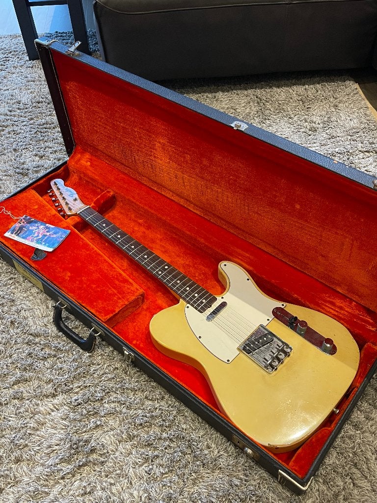 Fender 1971 Telecaster Blonde, Ophalen of Verzenden, Gebruikt, Solid body, Fender